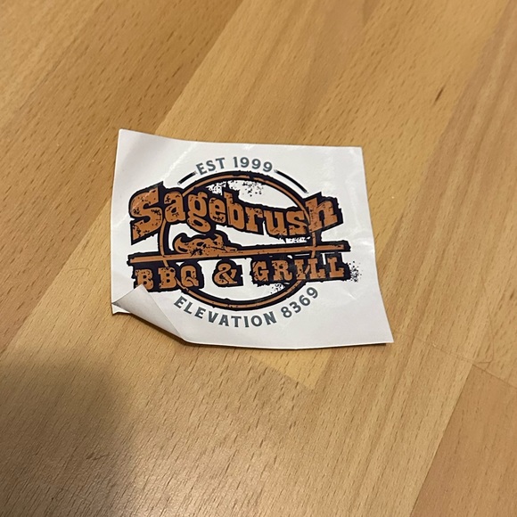 Sagebrush BBQ sticker - Picture 1 of 5
